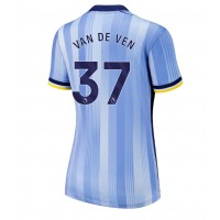 Camiseta Tottenham Hotspur Micky van de Ven #37 Visitante Equipación para mujer 2024-25 manga corta